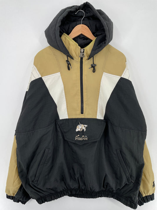 90’s STARTER x PURDUE BOILERMAKERS Size XXL Vintage Padded Nylon Jacket / E768