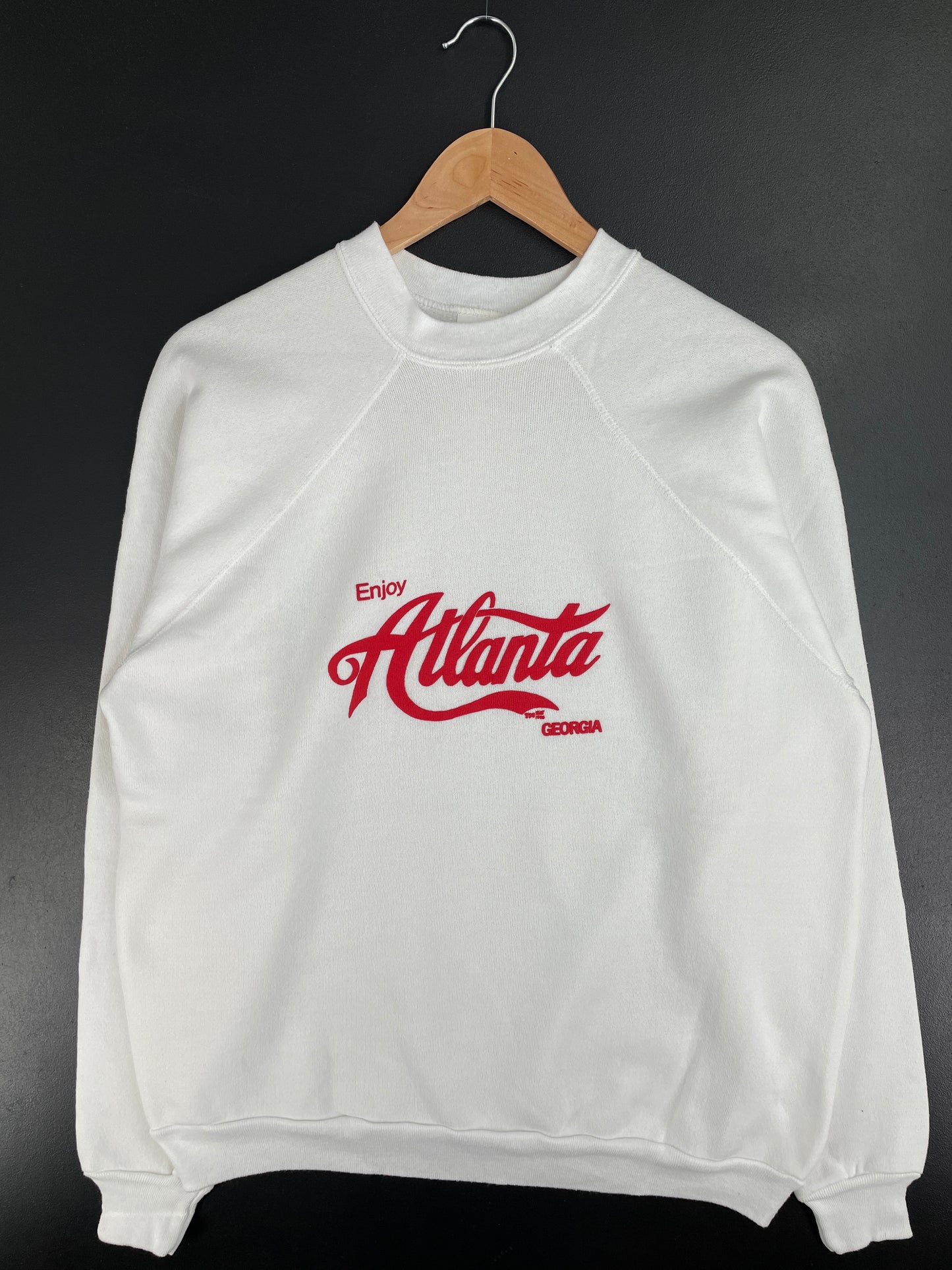 90's ENJOY ATLANTA GEORGIA Made in USA Size XL Vintage Sweat-Shirt / E1882S