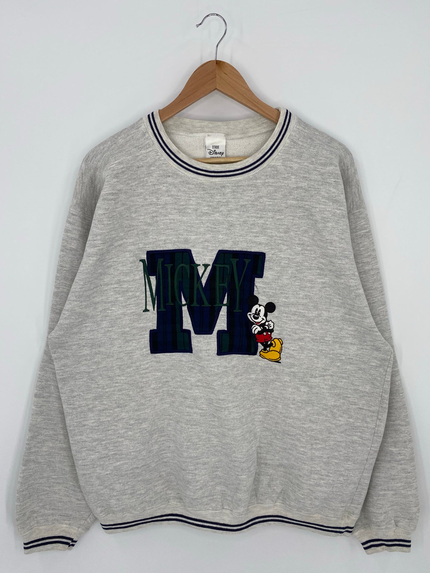 00’s DISNEY MICKEY Made in USA Size L Vintage Sweat-shirt / K6156
