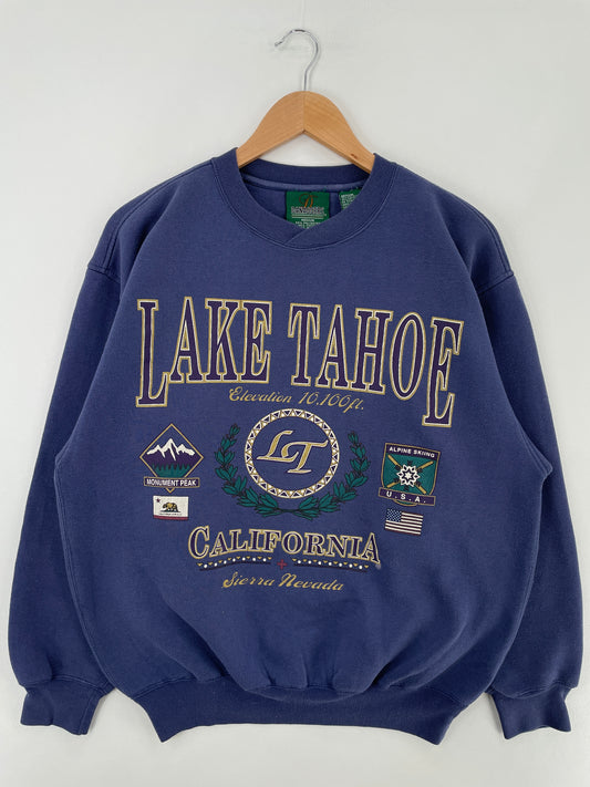 00' LAKE TAHOE Size M Vintage Sweat-shirt / E2809S