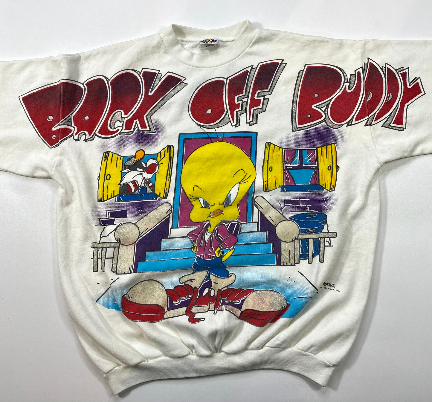 90’s Tweety Looney Tunes Size XXL Vintage Sweat-shirt  / 5998