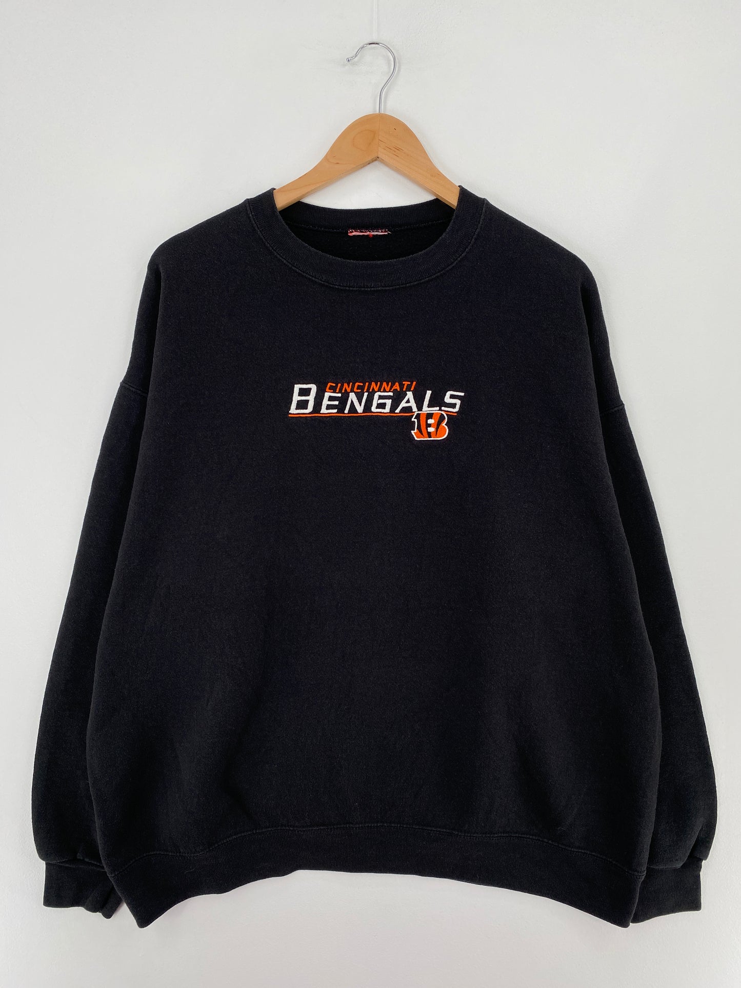 Vintage CINCINNATI BENGALS (No tag) Approx. Size XL Vintage NFL Sweat-shirt / E1889S