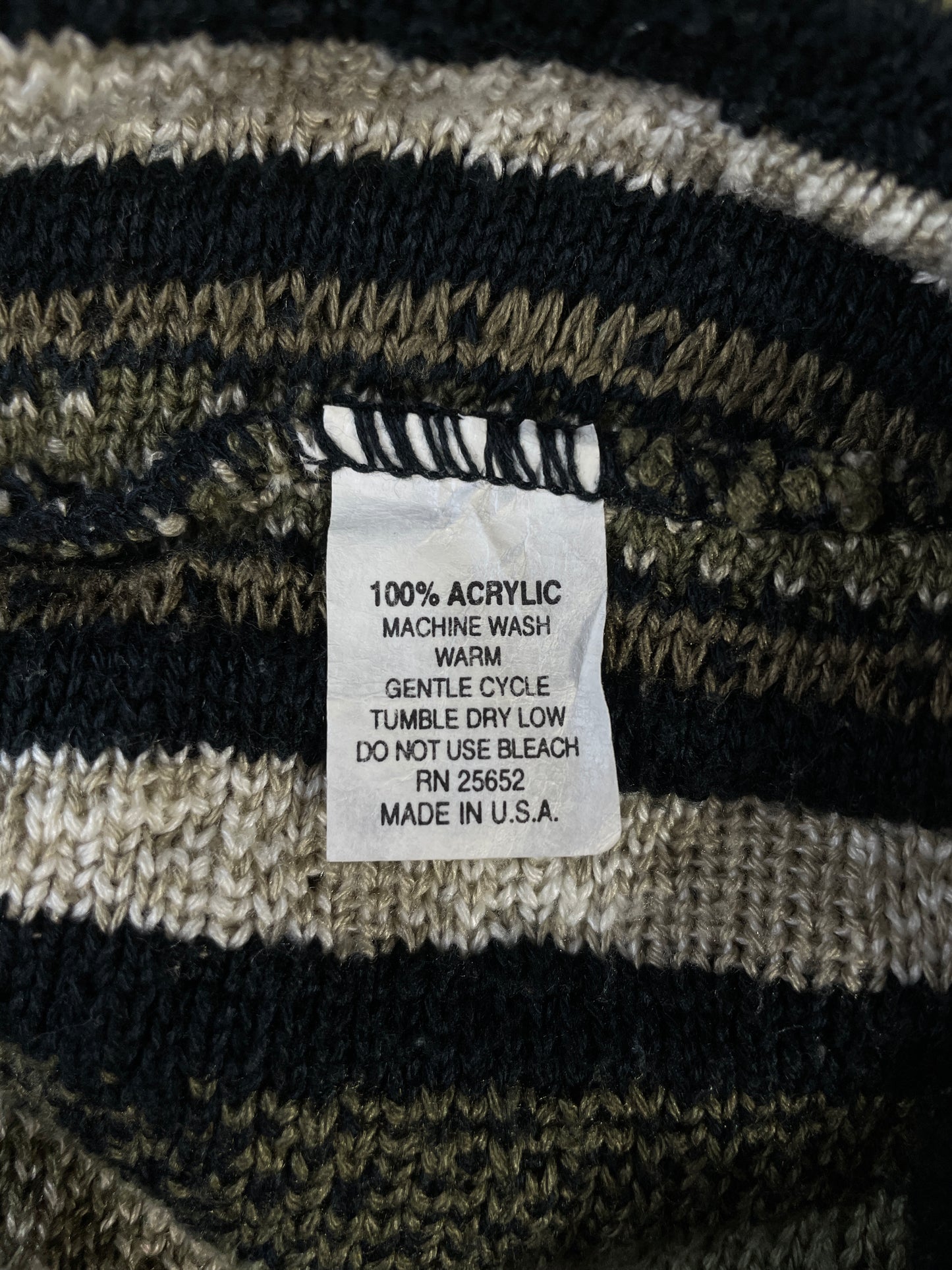 Vintage 3D COOGI- Style Made in USA Size L Knit Sweater / A7959