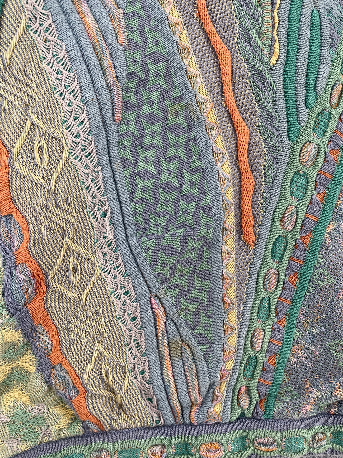 Vintage 3D COOGI- Style Size XL Knit Sweater / A9700