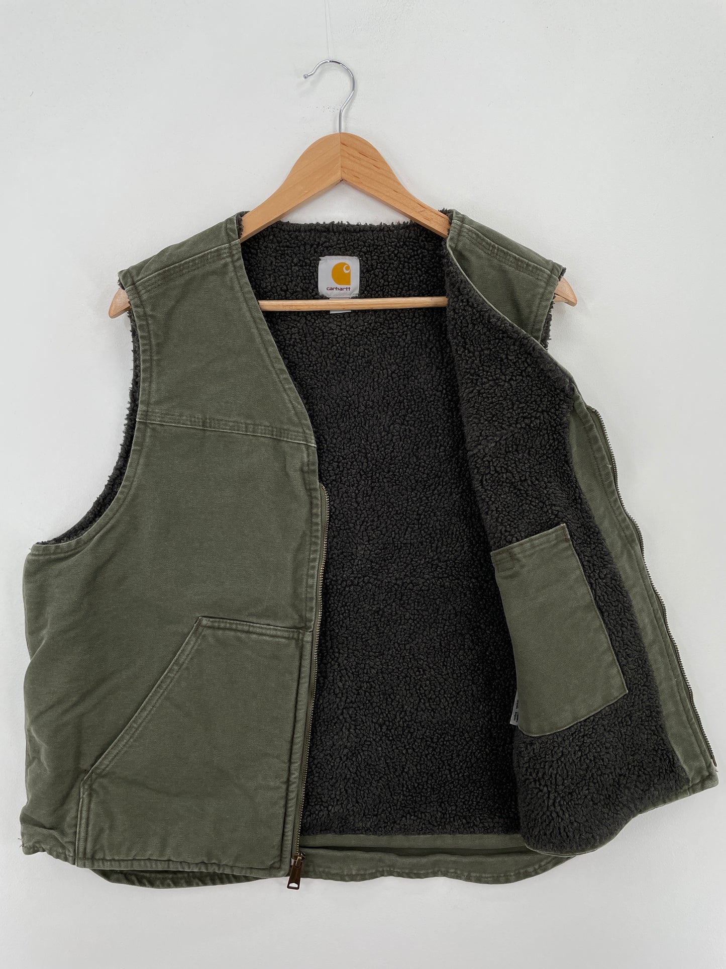 Vintage CARHARTT Size L Duck Vest / A7294