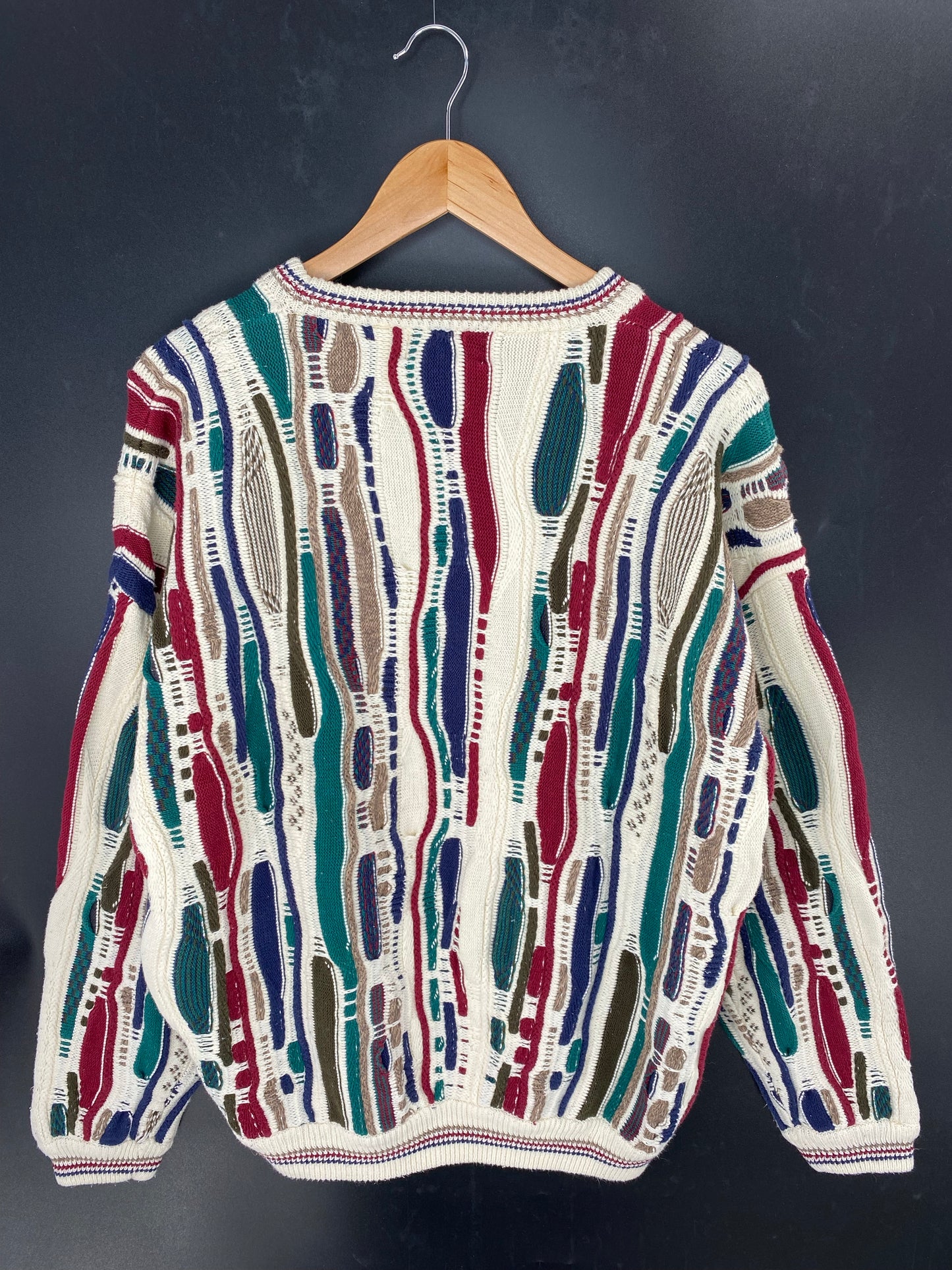 Vintage 3D COOGI- Style Size L Knit Sweater / K8446