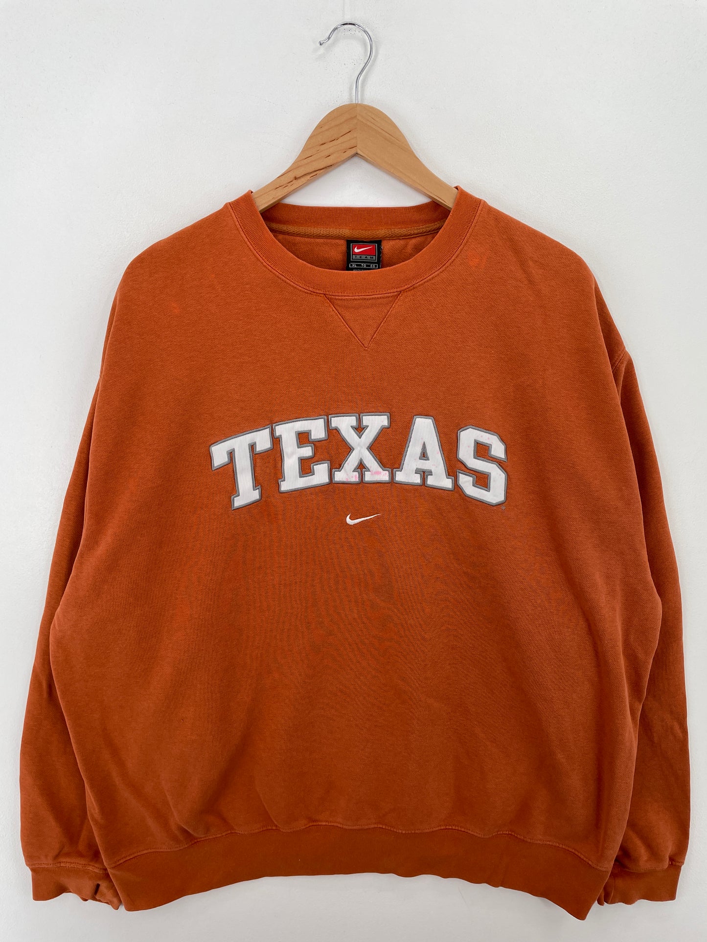 00' NIKE x TEXAS Size XL Vintage College Sweat-Shirt / A7070