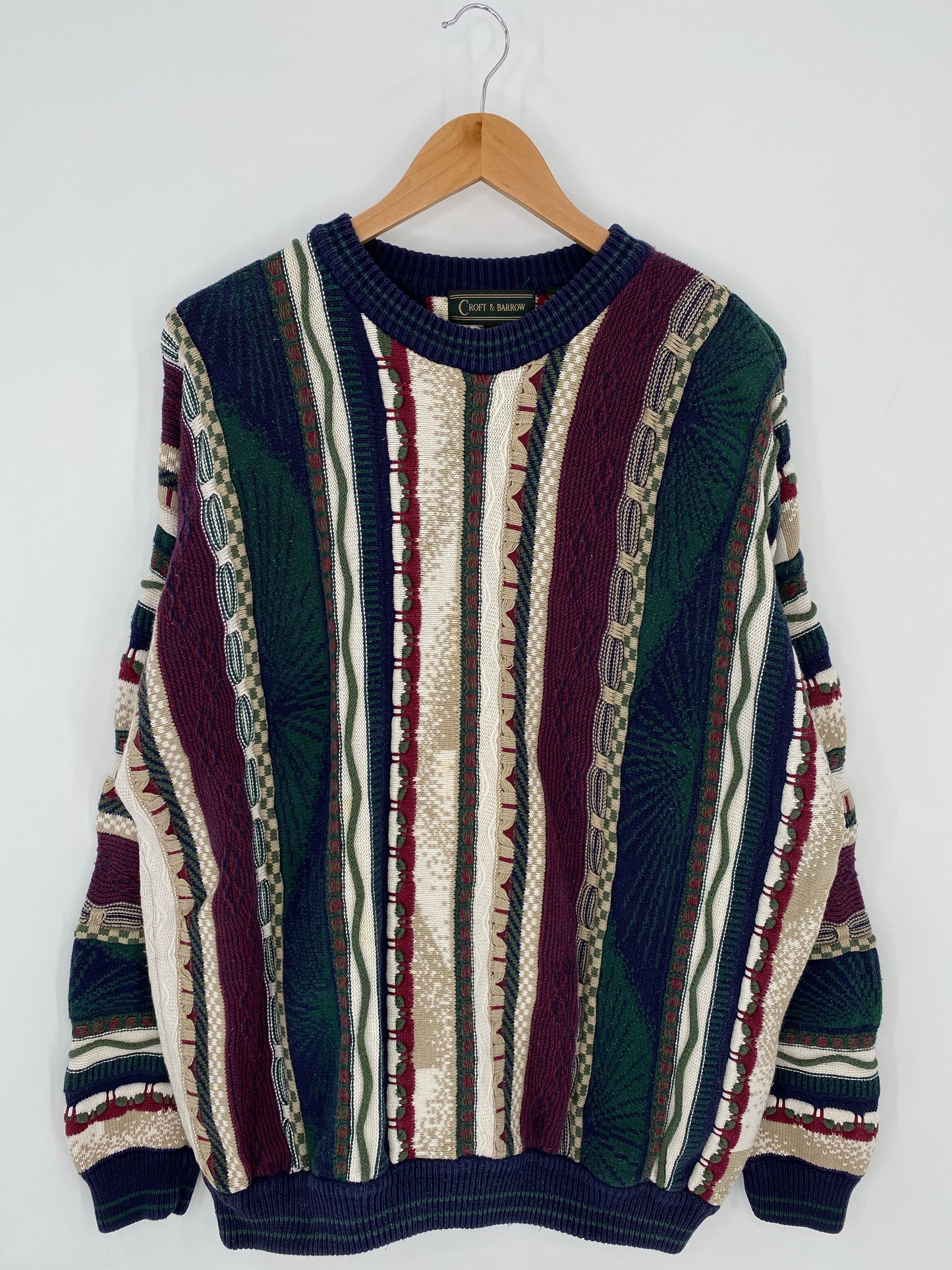 Vintage 3D COOGI- Style Size XL Knit Sweater / K6229