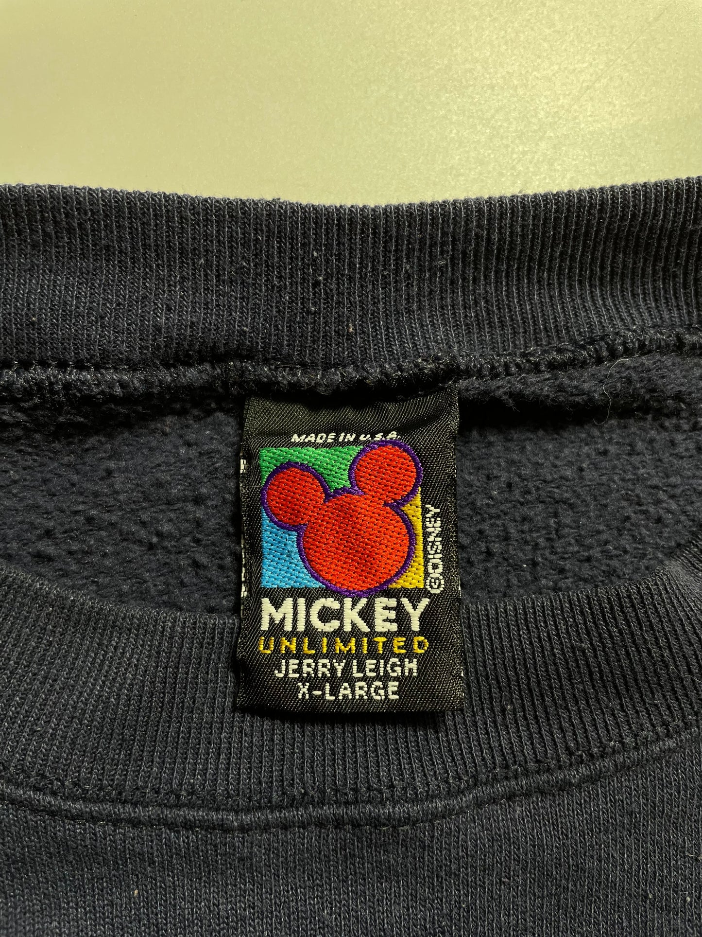 90's DISNEY MICKEY Made in USA Size XL Vintage Sweat-shirt / E2102S