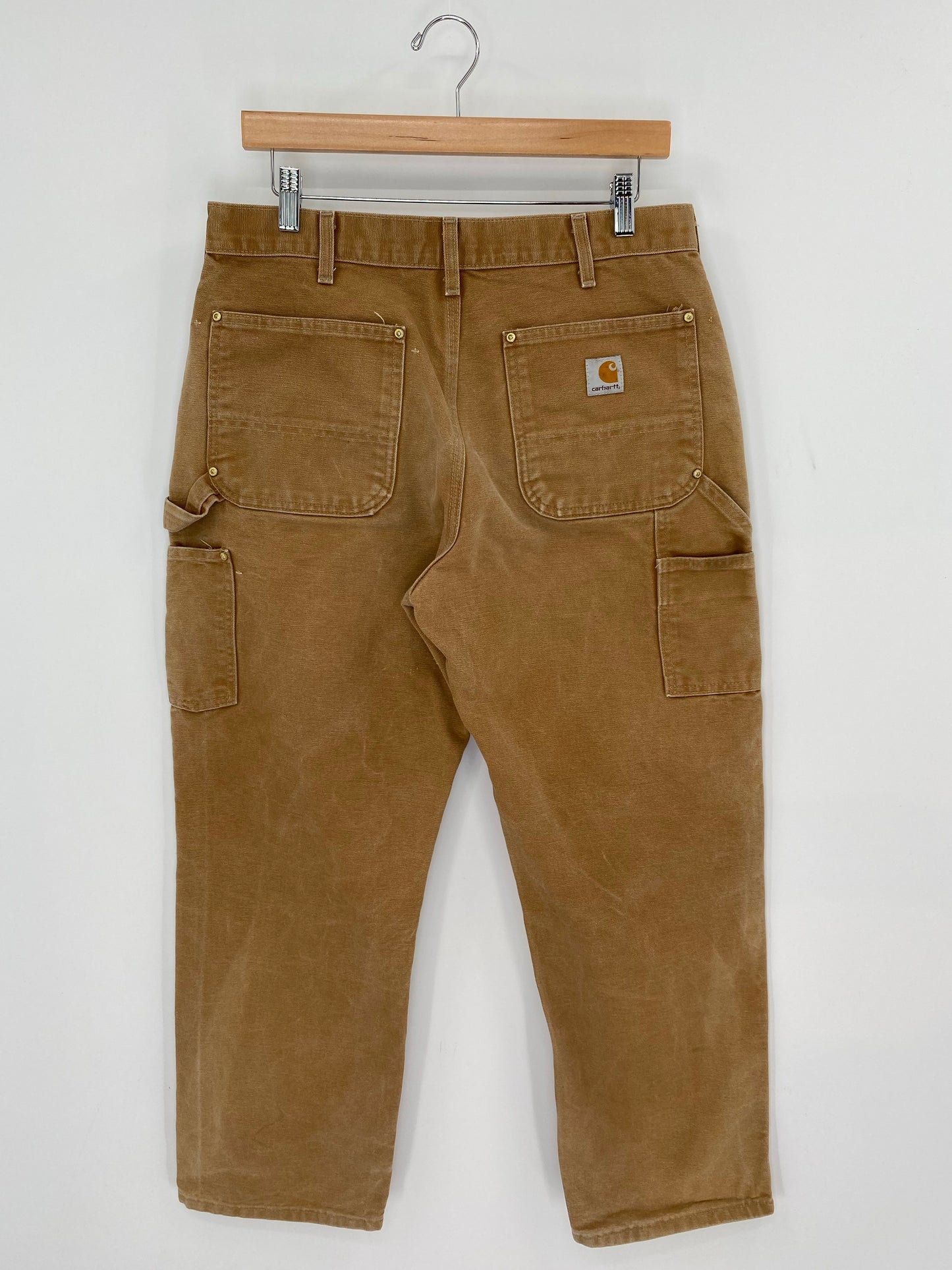 Vintage CARHARTT Size 34x30 Double Knee Duck Pants / K9059