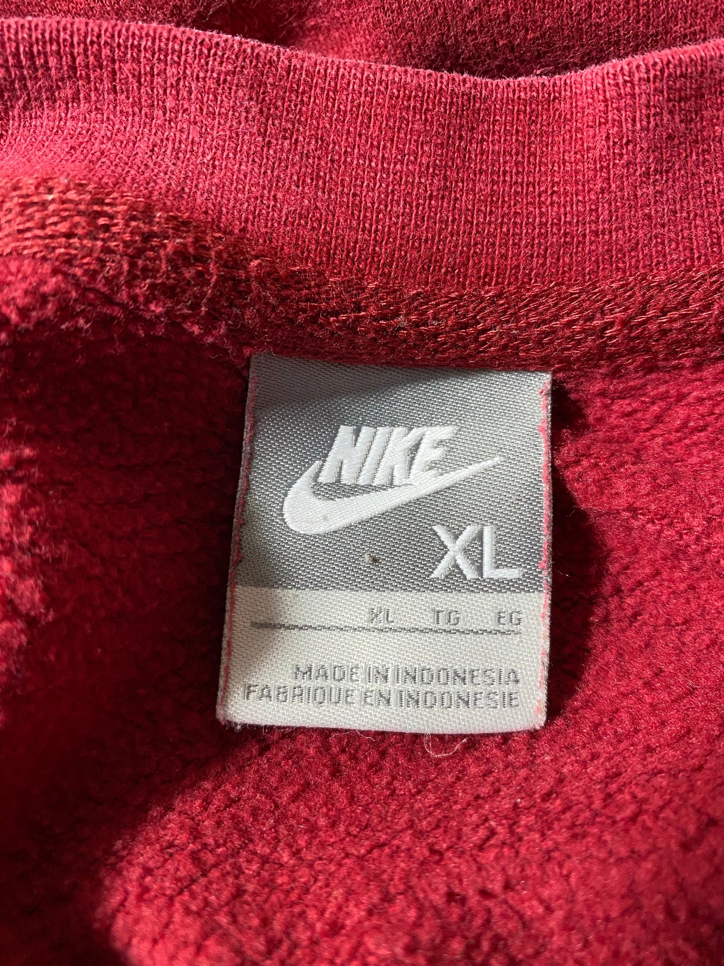 00' NIKE MINI SWOOSH Size XL Vintage Sweat-shirt / A9090