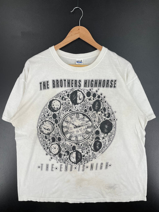 .Vintage THE BROTHERS HIGHHORSE Size XL Music T-Shirt / E2407T