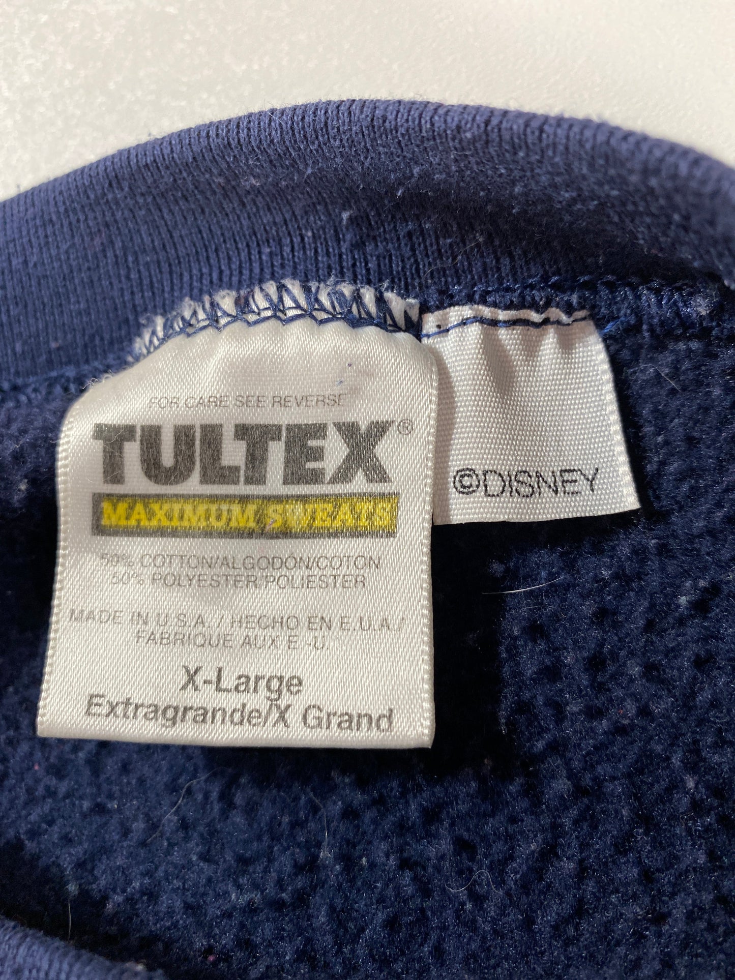 .90’s DISNEY MICKEY Made in USA Size XL Vintage Sweat-shirt / A9828