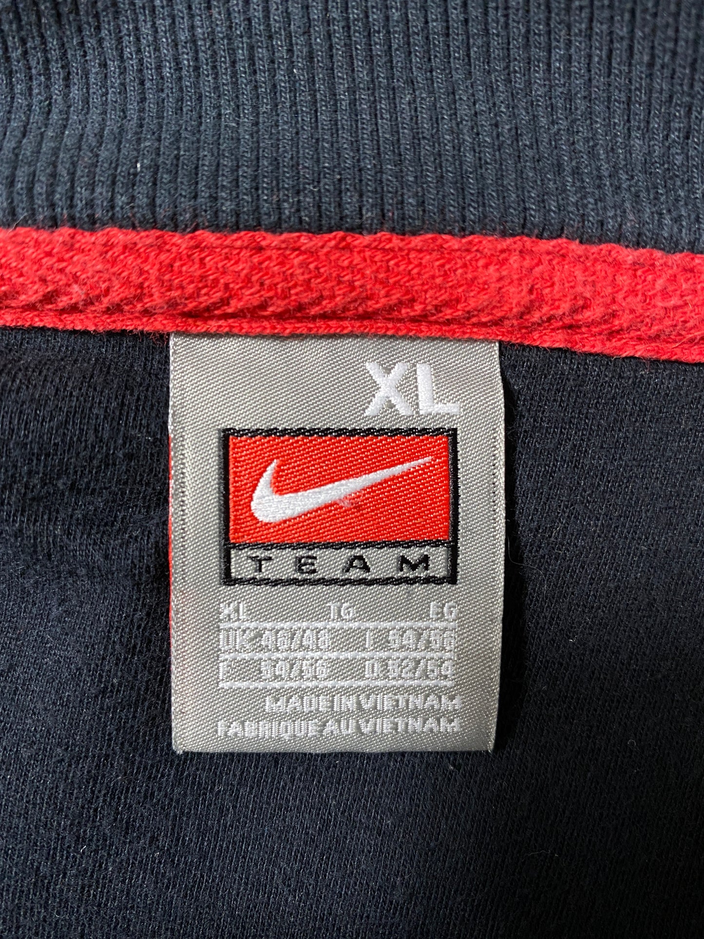 00’ NIKE x OHIO STATE Size XL Vintage College Half Zip Sweat-shirt / E2258S