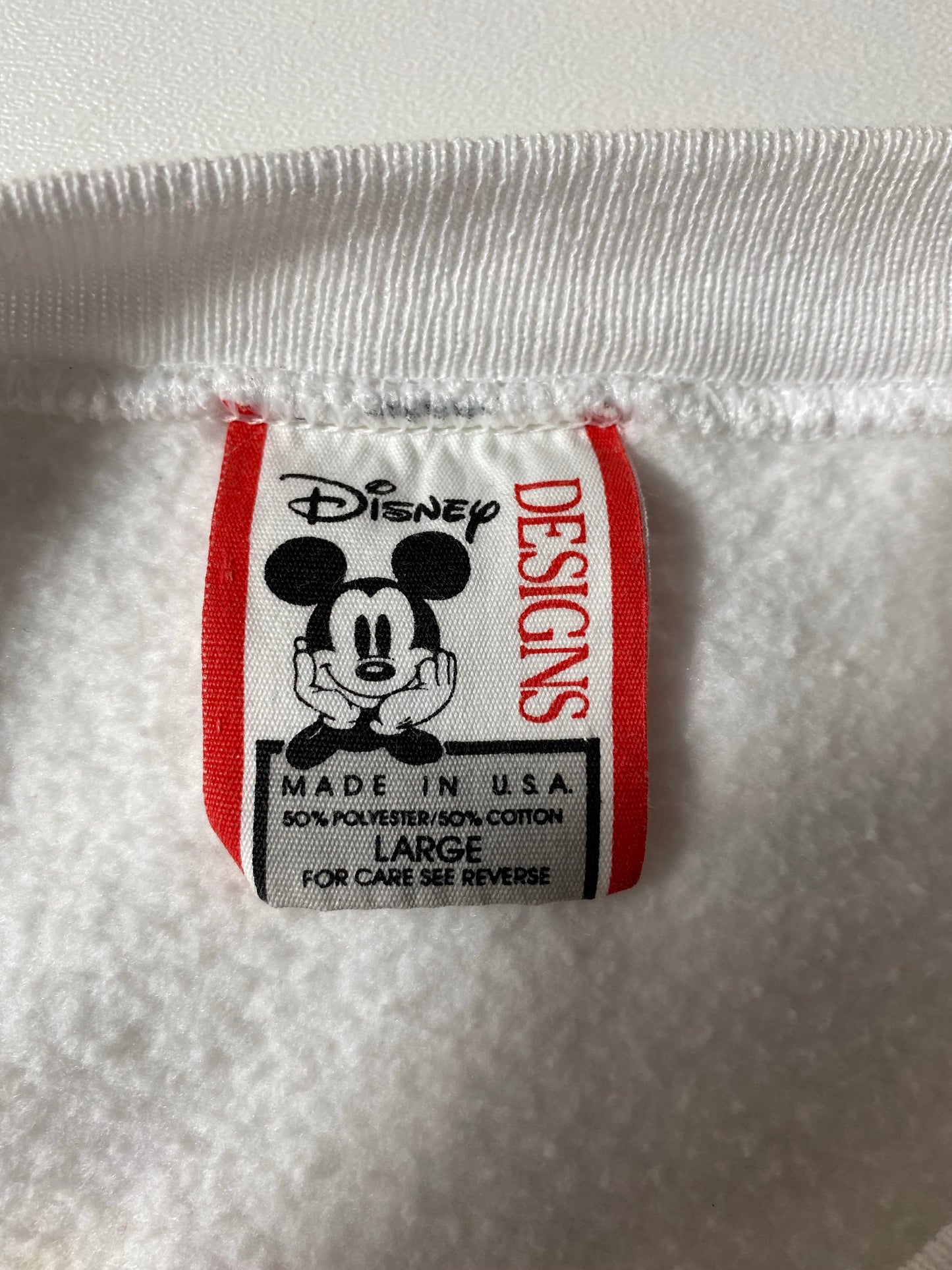 90’s WALT DISNEY WORLD Made in USA Size L Vintage Sweat-shirt / K4193