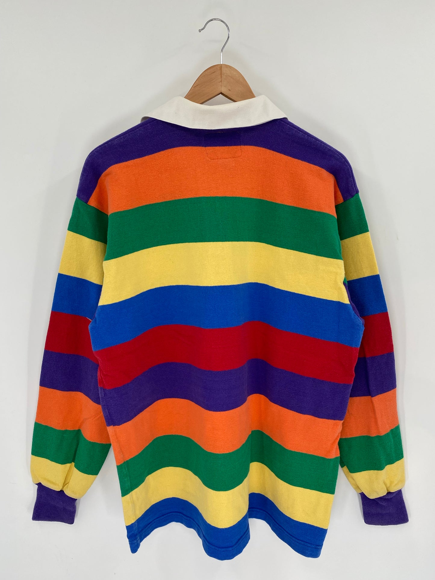 90’s LANDS’ END Made in USA Size L Rugby-Shirt / K8709