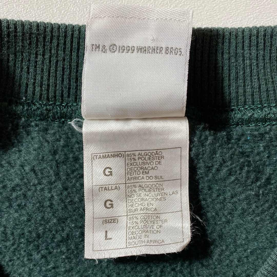 1999 LOONEY TUNES BUGS BUNNY Size L Vintage Sweat-Shirt / E306