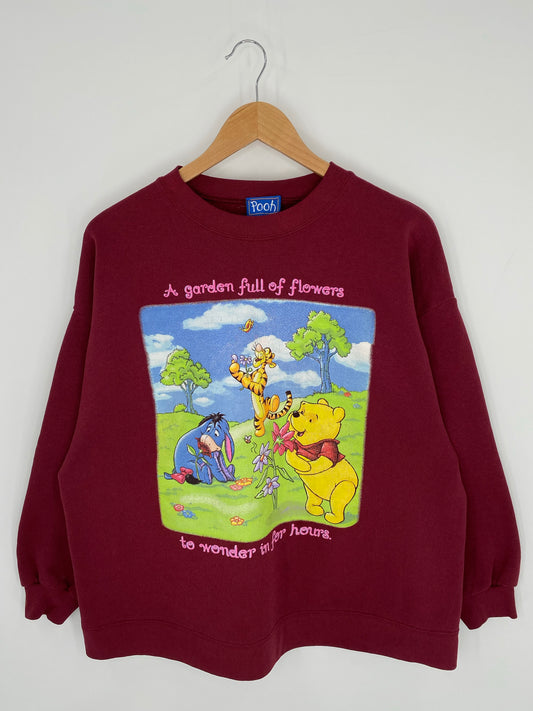 00’ WINNIE THE POOH Size L Vintage Sweat-shirt / K8530