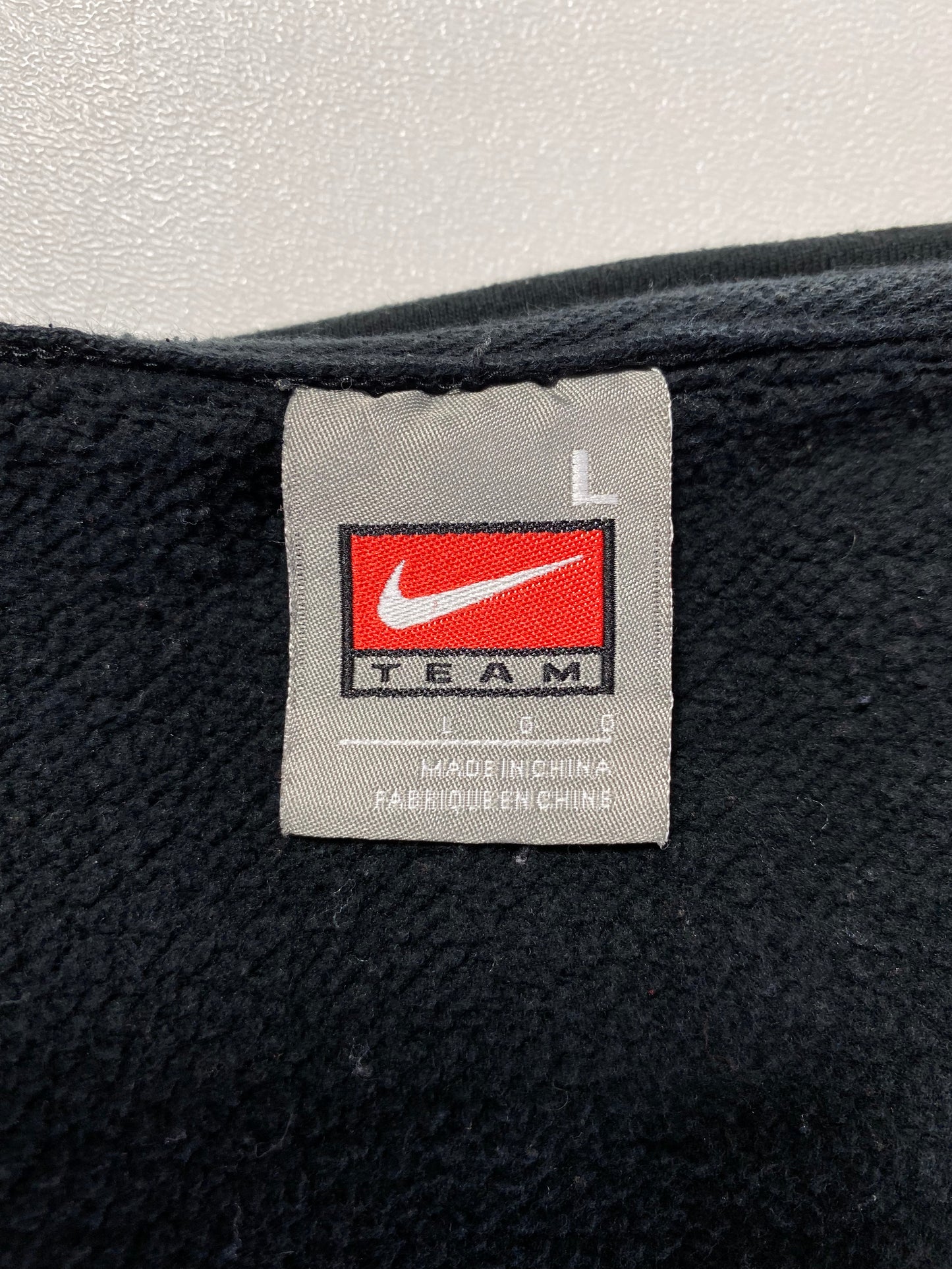 00' NIKE GEORGIA Size L Vintage College Hoodie Sweat-shirt / A637