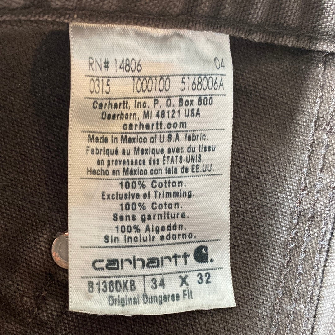 Vintage CARHARTT Size W33xL29.5 Double Knee Pants / A5683