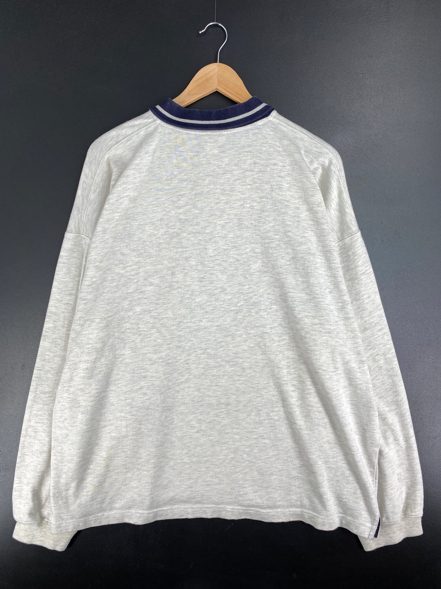 .90’s DISNEY MICKEY Size XXL Vintage Half Zip Sweat-Shirt / E1991S
