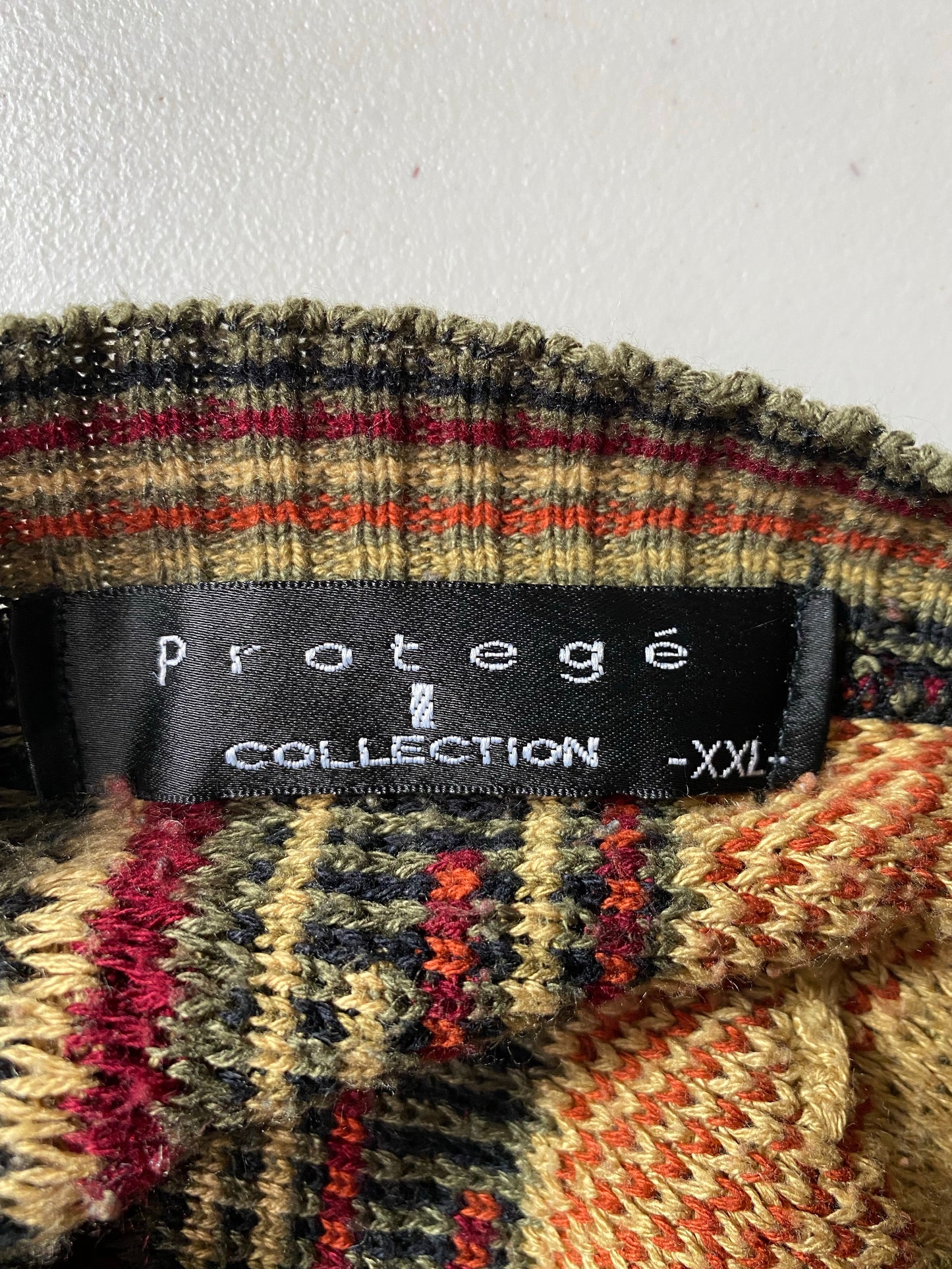 Vintage 3D COOGI- Style Size XXL Knit Sweater / K5308