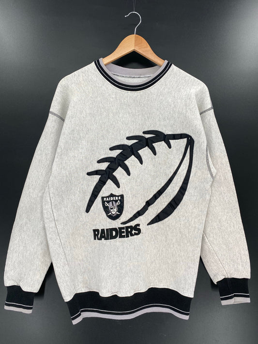 90’s RAIDERS Approx. Size L Vintage NFL Sweat-shirt / K5131