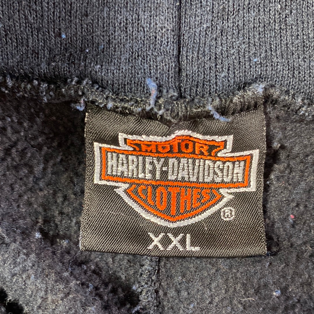 1990 HARLEY DAVIDSON Size XL Vintage Hoodie Sweat-Shirt / A7844
