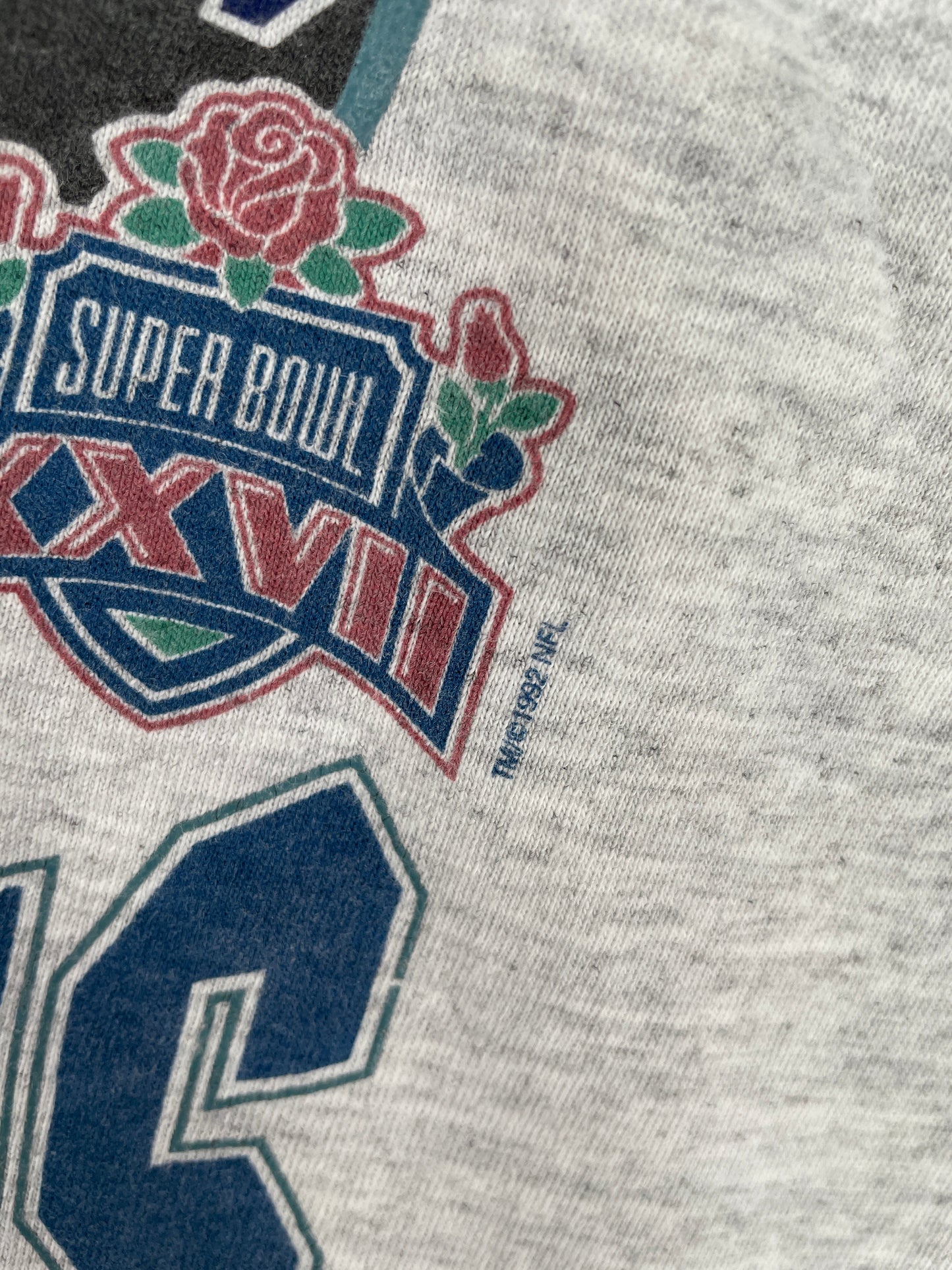1992 STARTER x DALLAS COWBOYS Made in USA Size L Vintage NFL T-shirt / E6421T