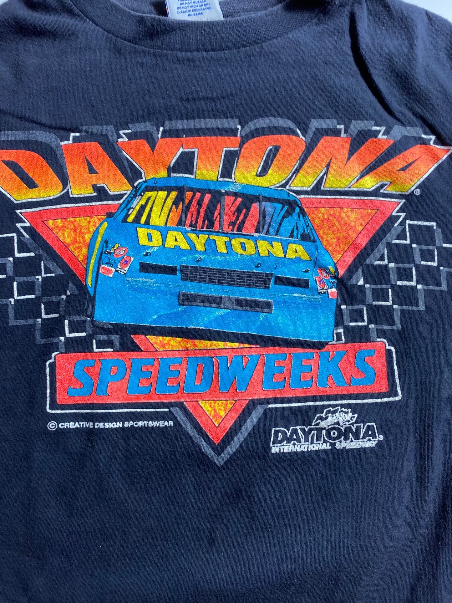 90’s DAYTONA Made in USA Size L Racing-T-Shirt / k5051