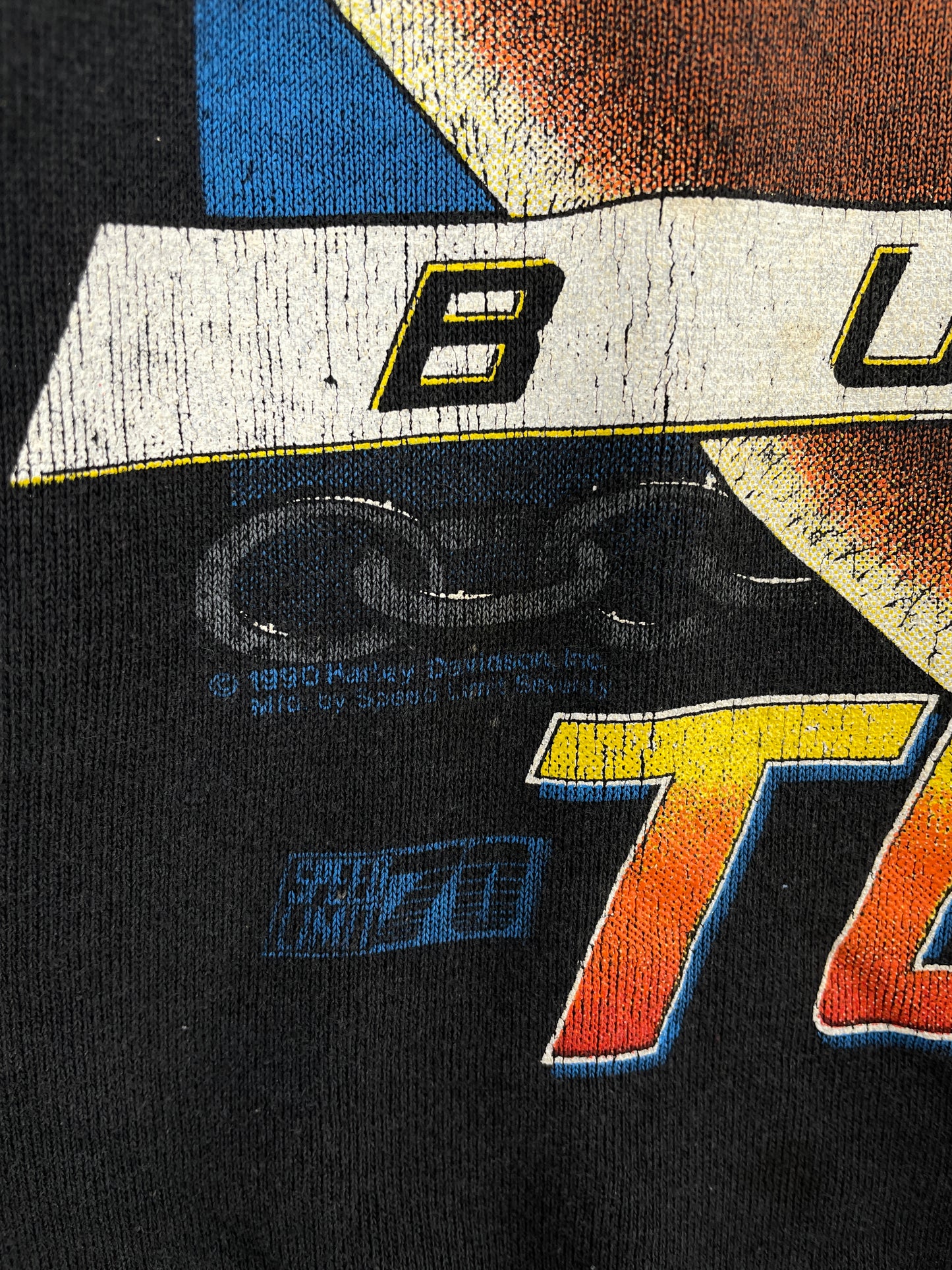 1990 HARLEY DAVIDSON Made in USA Size XL Vintage Sweat-Shirt / E3184S