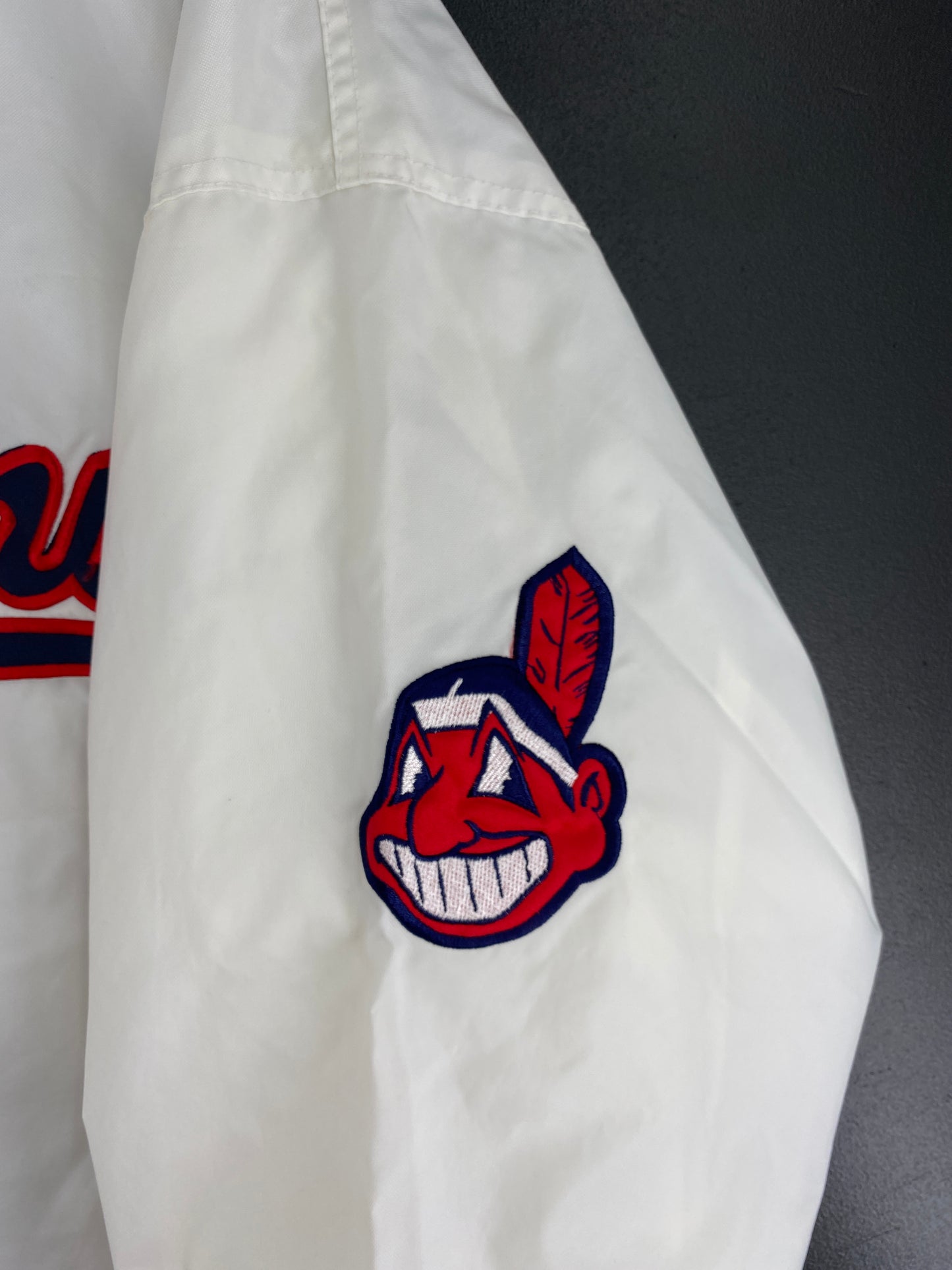 00’s STARTER CLEVELAND INDIANS Size XXL Vintage MLB Nylon Jacket / A5285