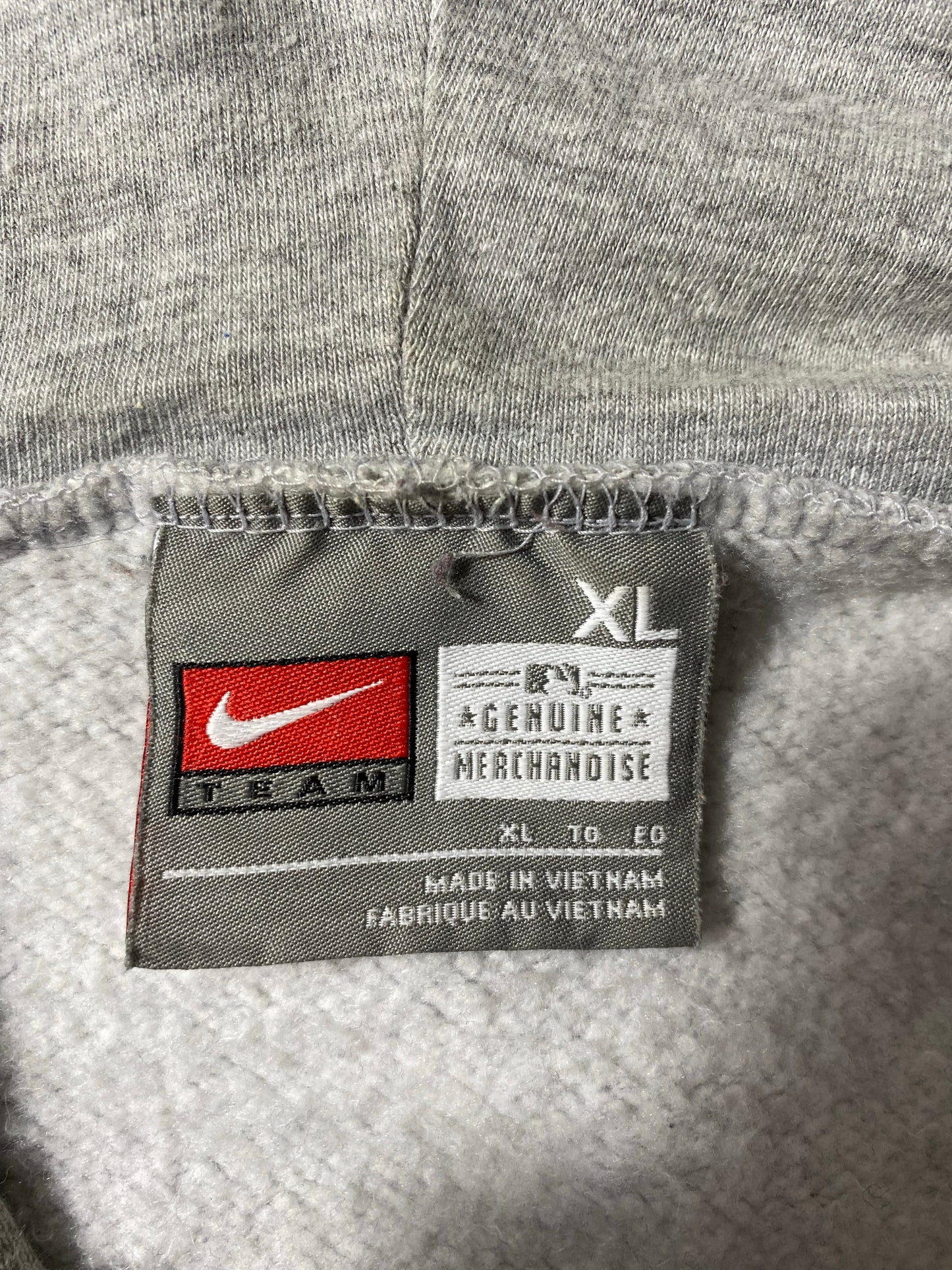 00' NIKE DODGERS Size XL Vintage MLB Hoodie Sweat-shirt / K6389