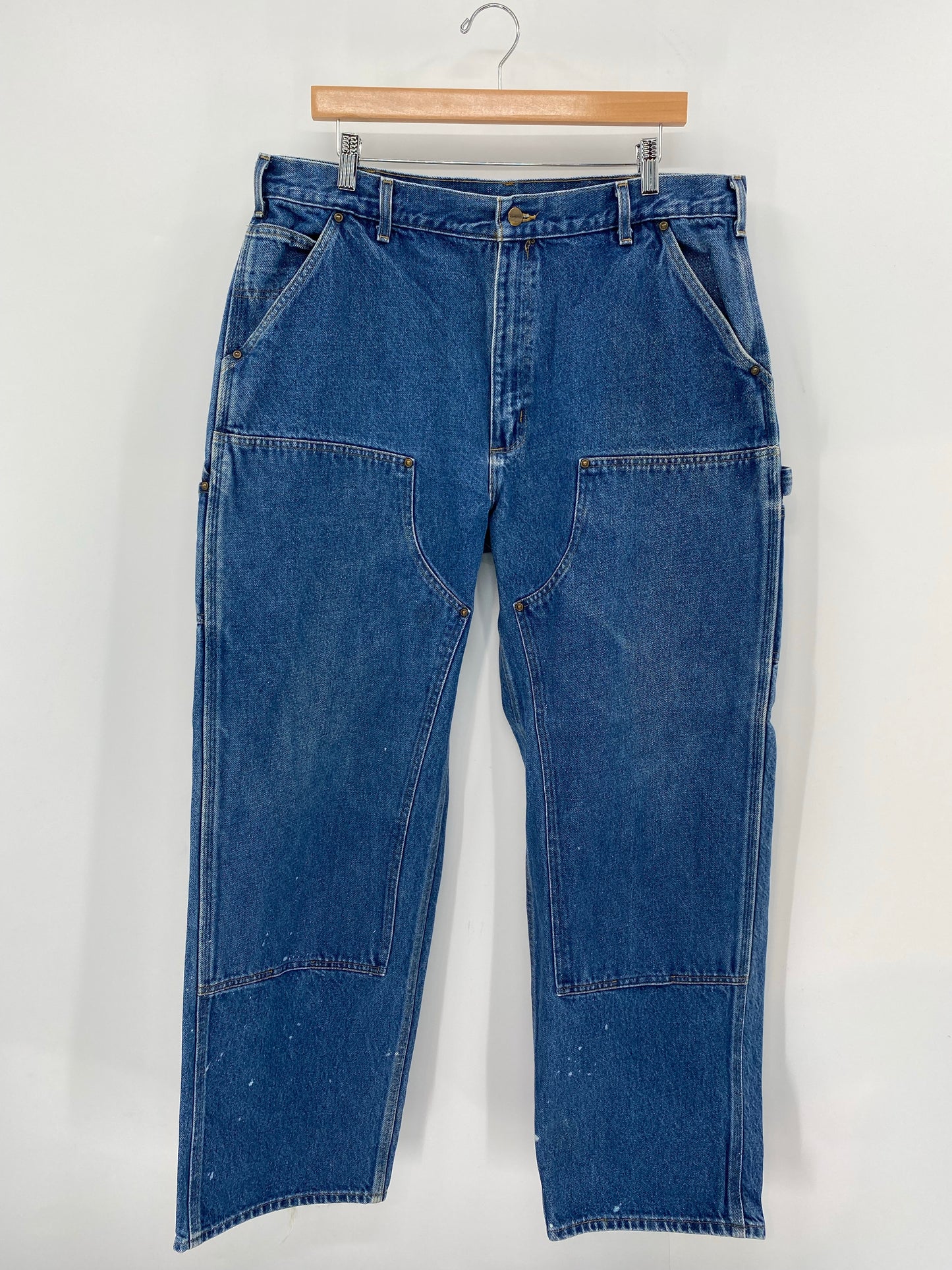 Vintage CARHARTT Size W36xL32 Double Knee Duck Pants / K6699