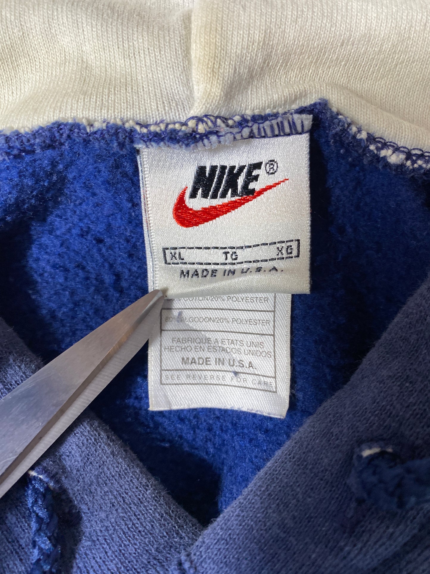 90’s NIKE LOGO MADE IN USA Size XL Vintage Sweat-shirt/ 9215