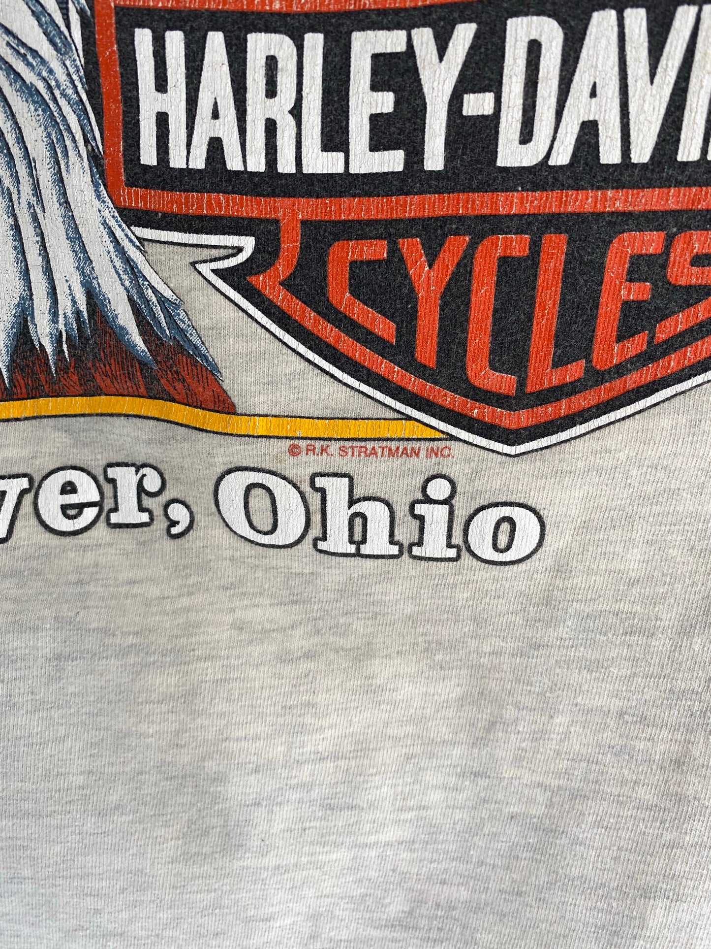 1995 HARLEY DAVIDSON Made in USA Size XL Vintage T-Shirt / K7826