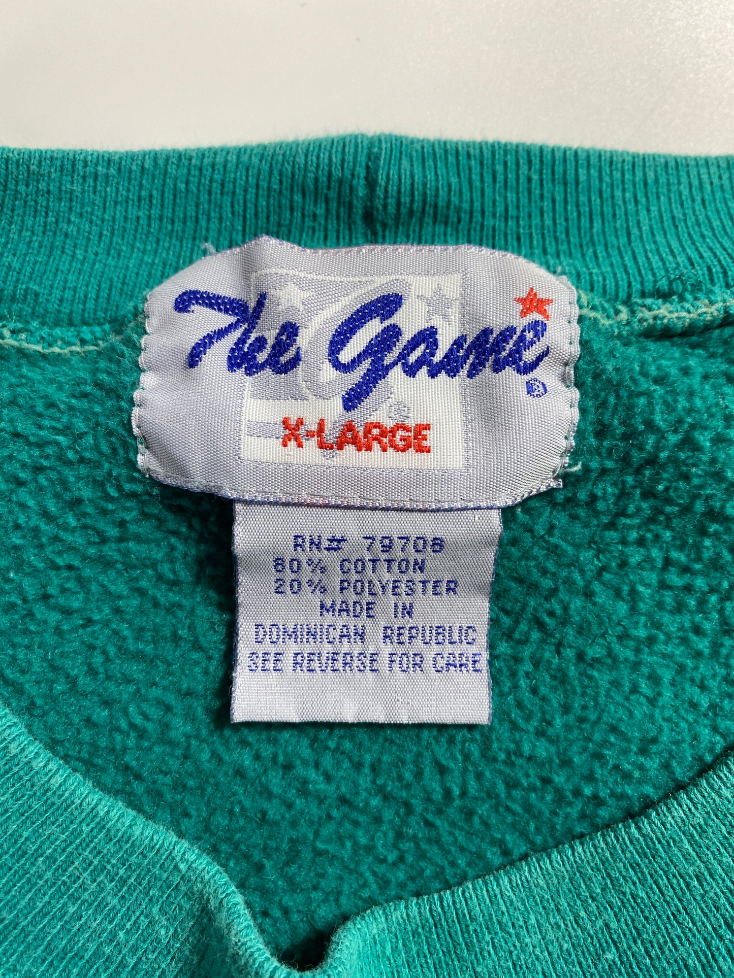 1994 MIAMI DOLPHINS Size XL Vintage NFL Sweat-Shirt/ A5638