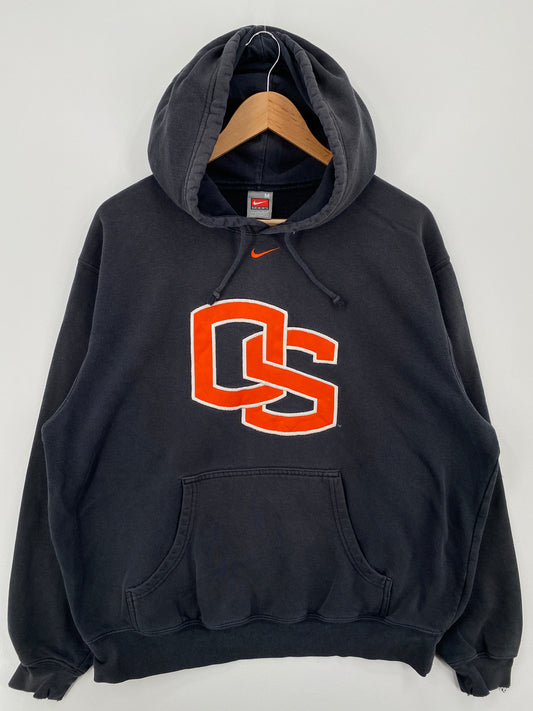 00' NIKE x OREGON STATE UNIVERSITY Size M Vintage College Hoodie Sweat-Shirt / A8228