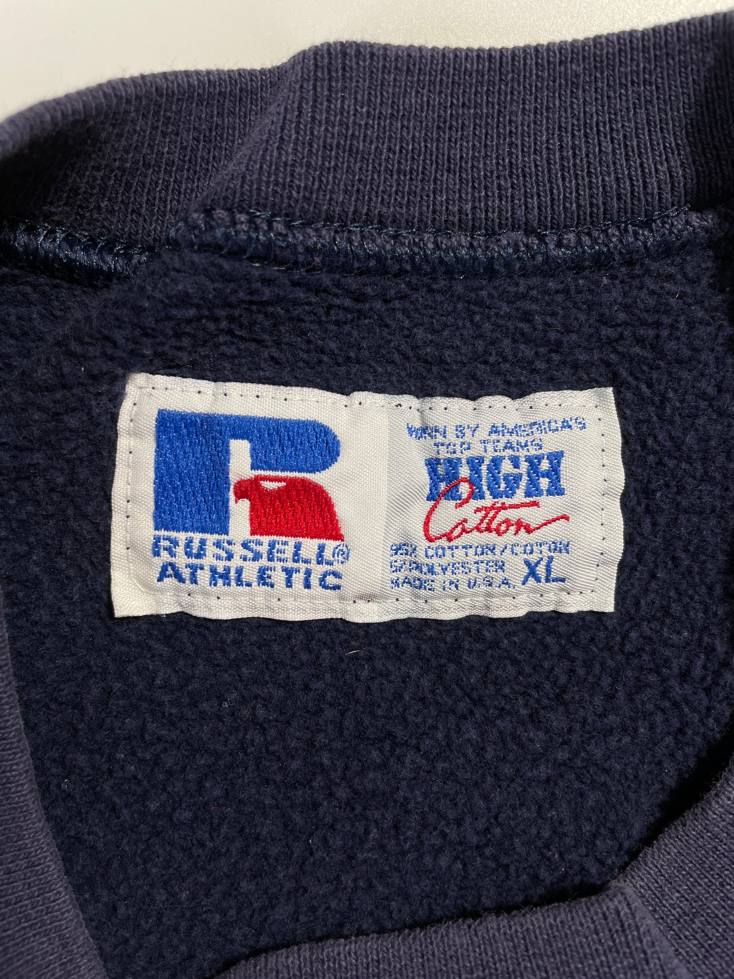 90’s RUSSELL x ILLINOIS Made in USA Size XL College Sweat-shirt / A8860