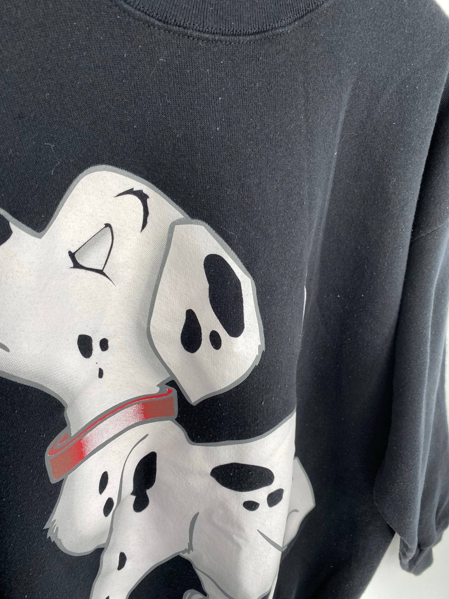 90’s DISNEY 101 DALMATIANS Size No Tag (Approx.L-XL)Vintage Sweat-shirt / K7133