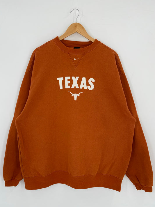 00’ NIKE TEXAS LONGHORNS Size L Vintage Sweat Shirts/ K5006