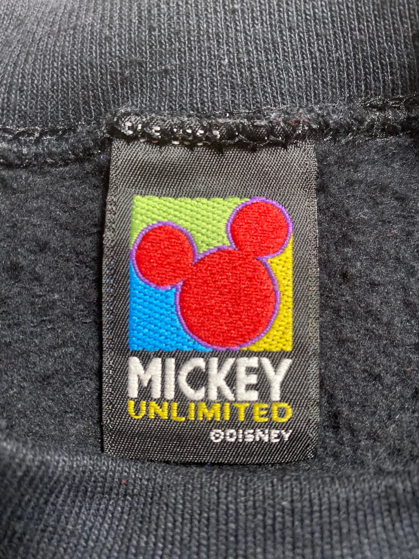 90’s DISNEY MICKEY Size No Tag(Approx.L) Vintage Sweat-shirt / K9861