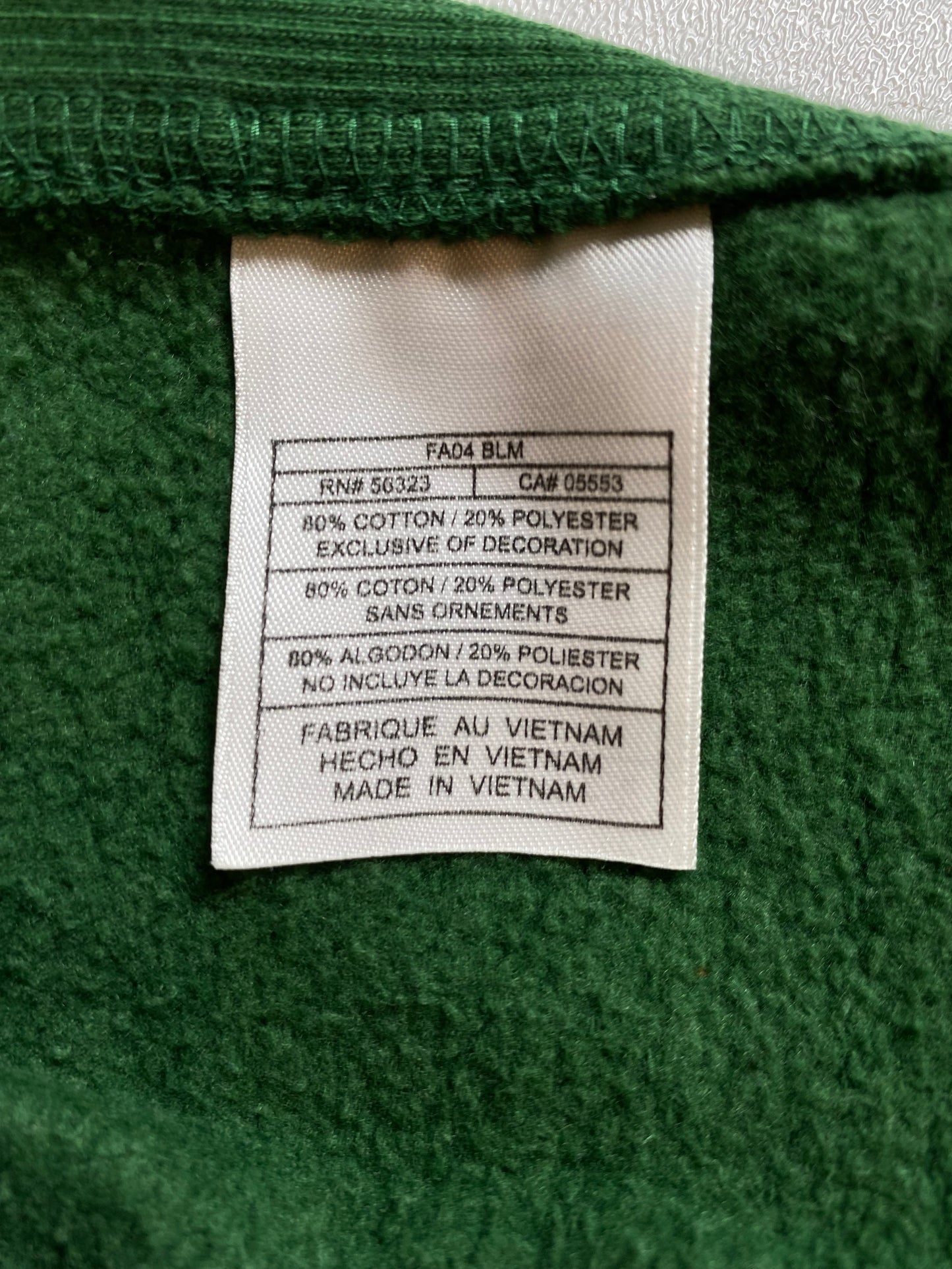 00' NIKE MICHIGAN STATE Size XL Vintage College Half-Zip Sweat-shirt / A1949