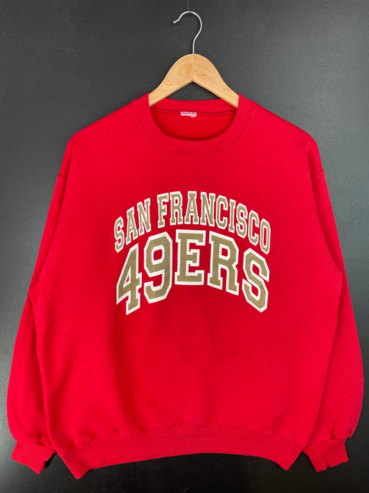 90’s SAN FRANCISCO 49ERS Size Approx.L NFL Sweat-Shirt / A9250