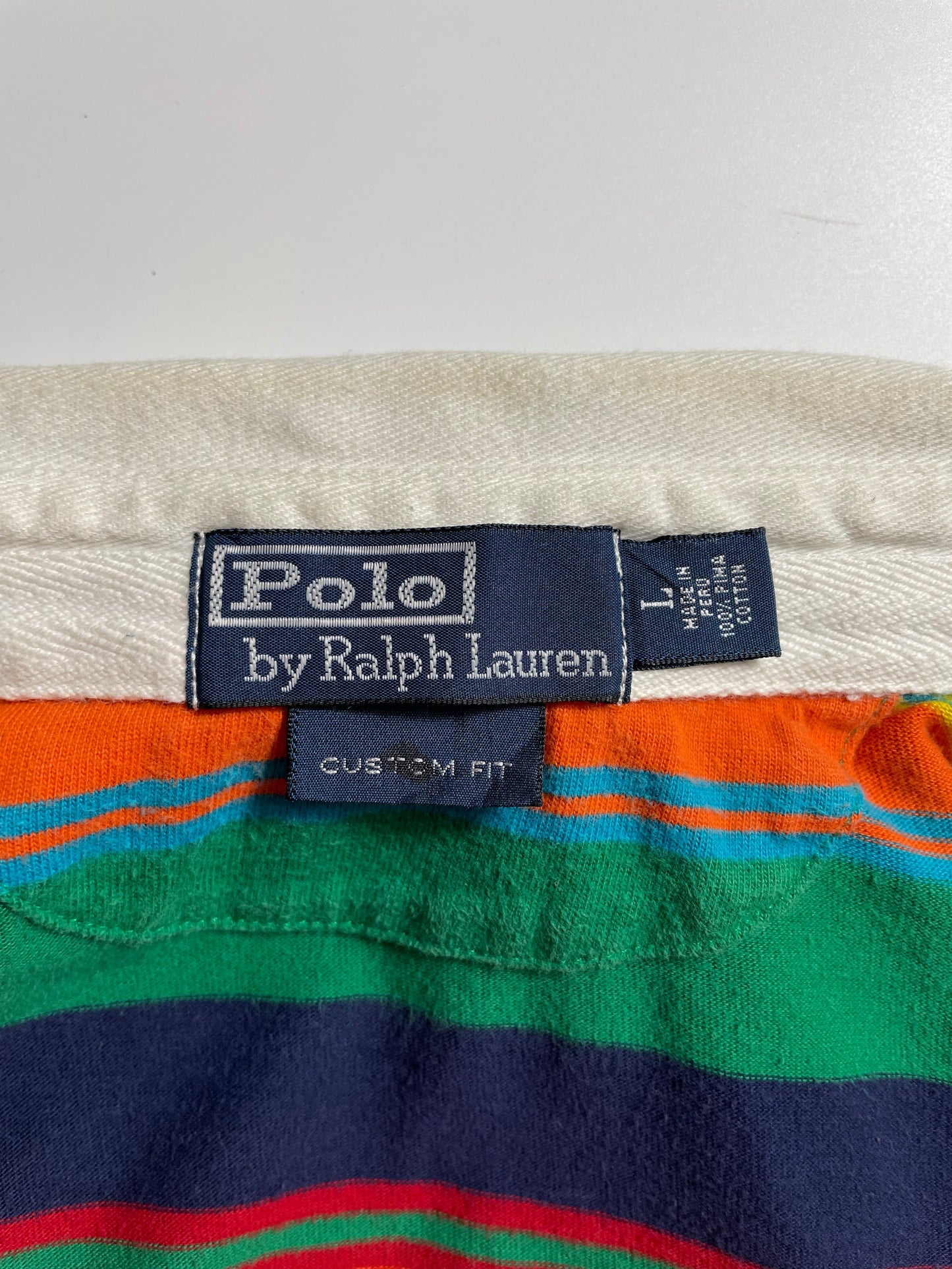 90's POLO RALPH LAUREN Size L Vintage Rugby-Shirt / A8632