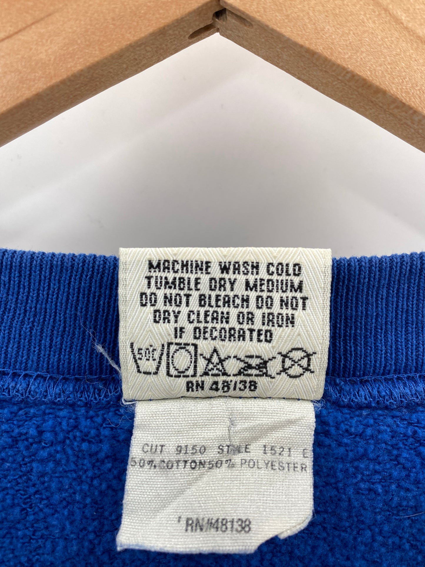 1990 NEW YORK GIANTS Made in USA Size XL Vintage NFL Sweat-shirt / K5135