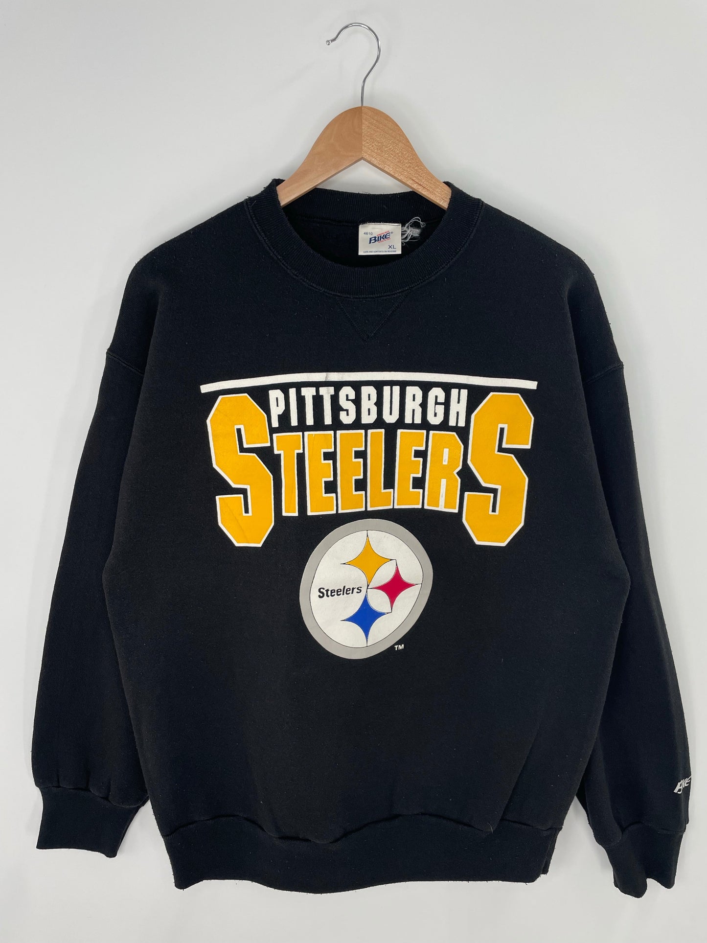 90’s PITTSBURGH STEELERS Made in USA Size XL Vintage NFL Sweat-Shirt / A9525