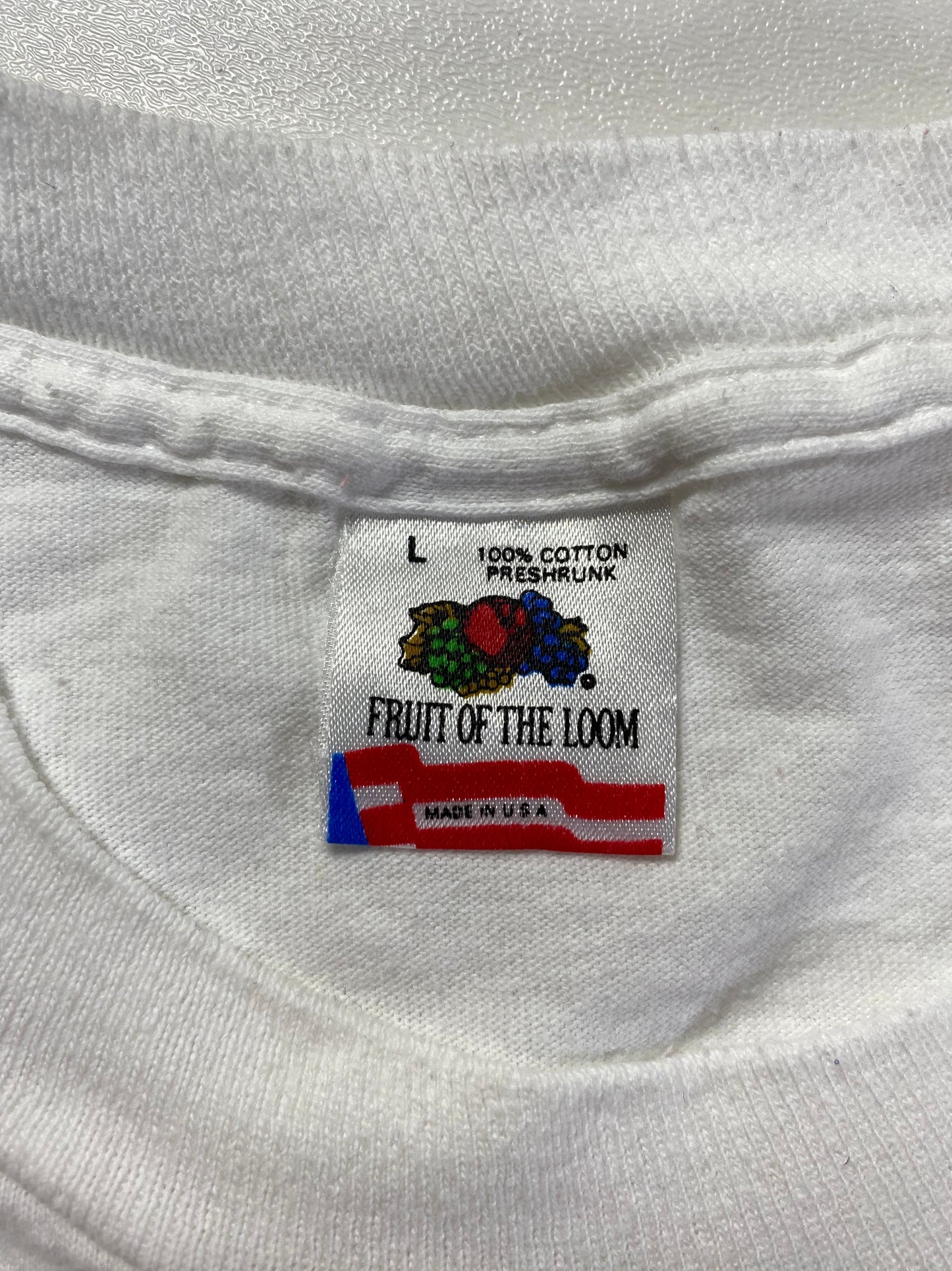 .90's HEART STRINGS Made in USA Size L Vintage T-shirt / E3796T