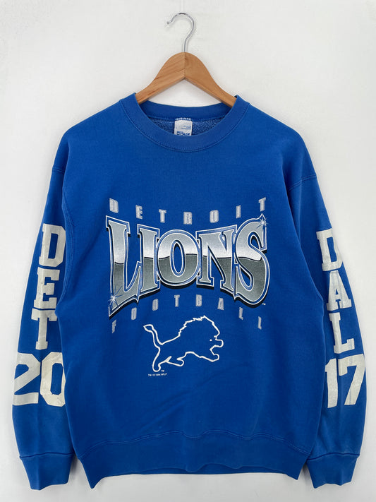 1994 SALEM x DETROIT LIONS Made in USA Size L Vintage NFL Sweat-Shirt / A7822