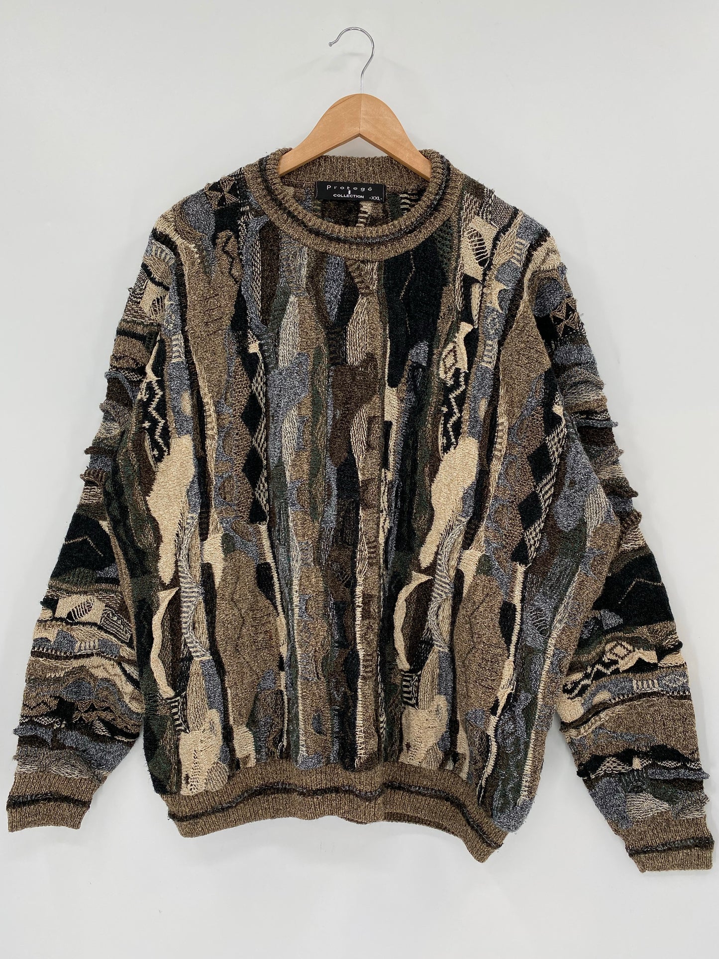 Vintage 3D COOGI- Style Size XXL Knit Sweater / K6996